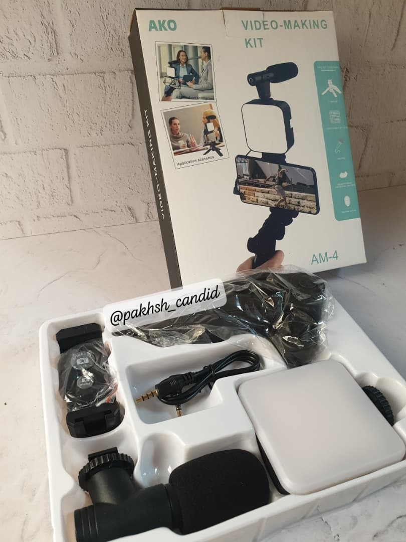  مونوپاد سه‌پایه AKO مدل AM-4 مجهز به میکروفن 