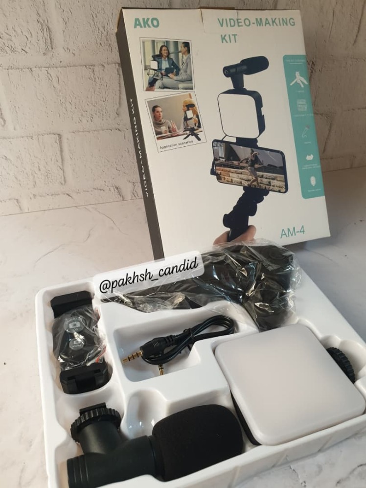 مونوپاد سه‌پایه AKO مدل AM-4 مجهز به میکروفن