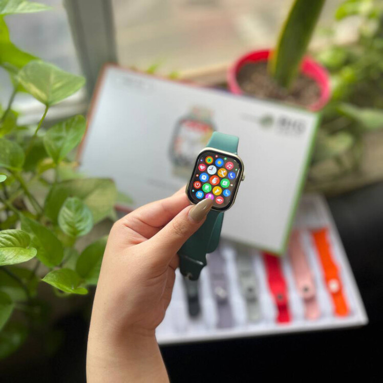 ساعت هوشمند Macaroon T9 با ۷ بند رنگی و صفحه نمایش لمسی